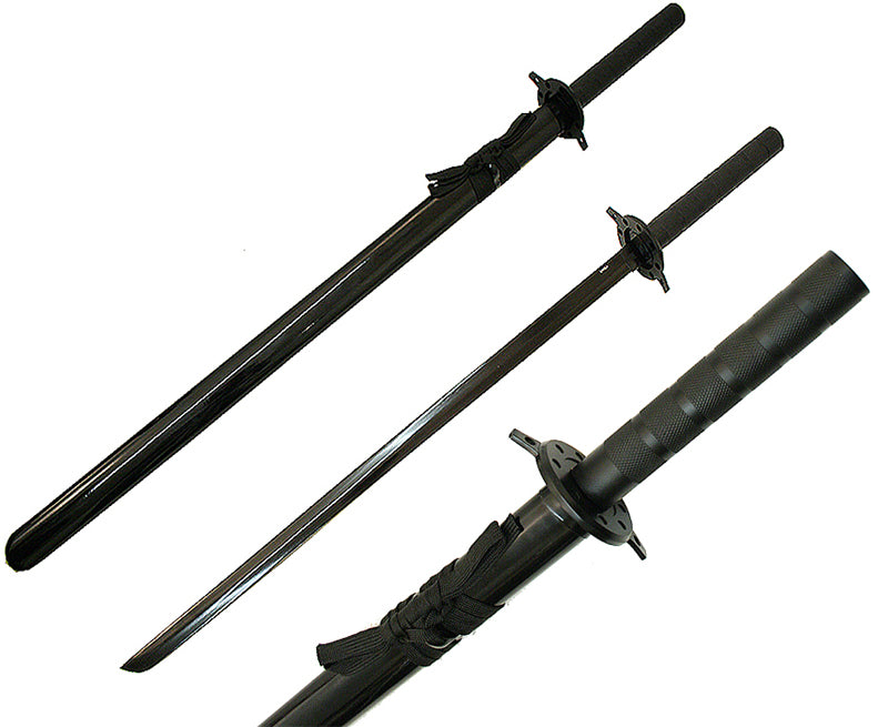 40" Ninja Katana Sword Black Blade