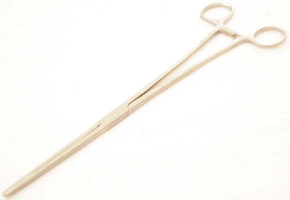 10" Straight Hemostat Clamp Stainless Steel Forceps