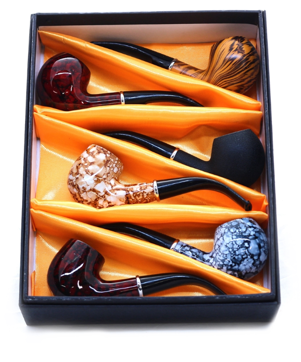 Feng Shun Wood Pipe Gift Set (6ct)