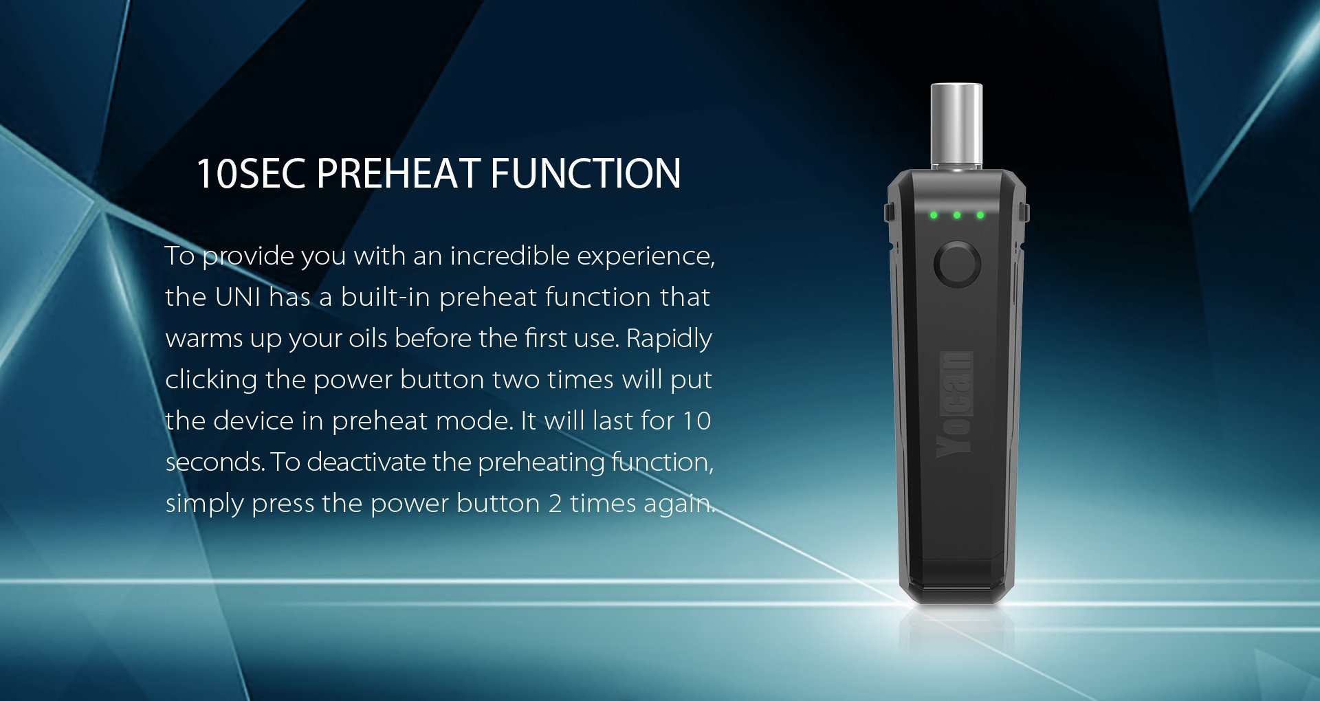 Golden Yocan Uni Universal Portable Box Mod
