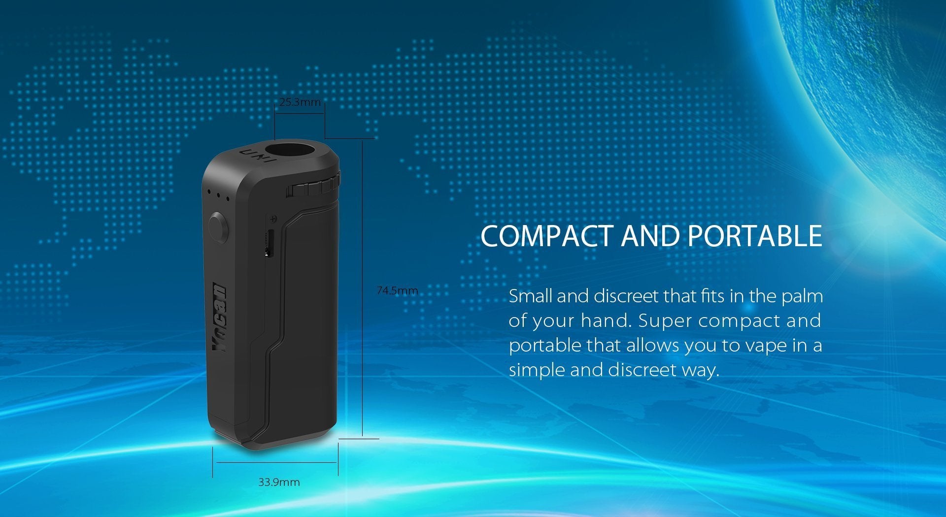 Golden Yocan Uni Universal Portable Box Mod