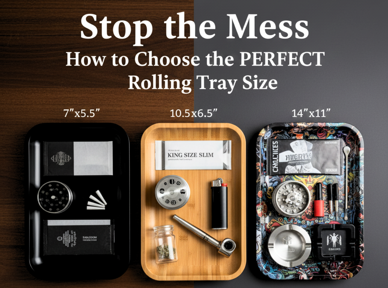 Stop the Mess: How to Choose the PERFECT Rolling Tray Size for Your Lifestyle