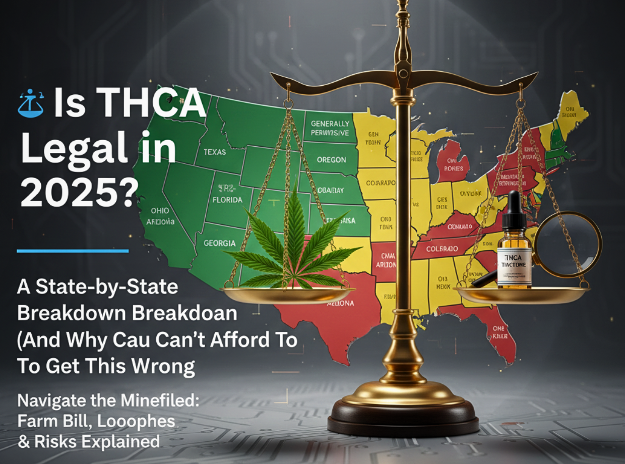 Is THCA Legal in 2025? A State-by-State Breakdown