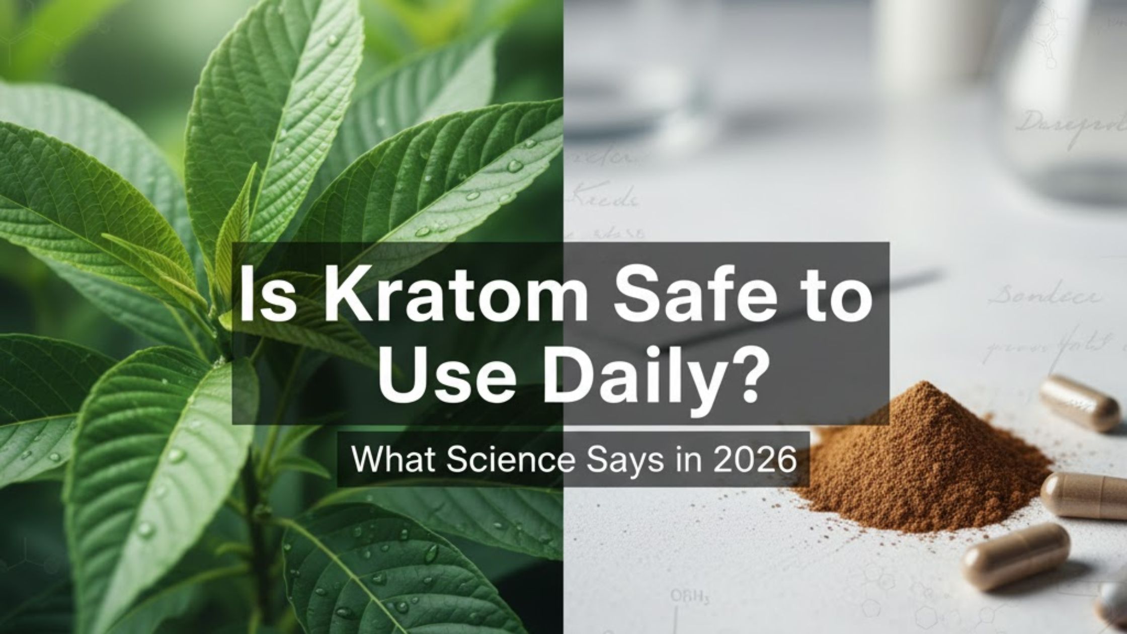 Is Kratom Safe to Use Daily? What Science Says in 2026
