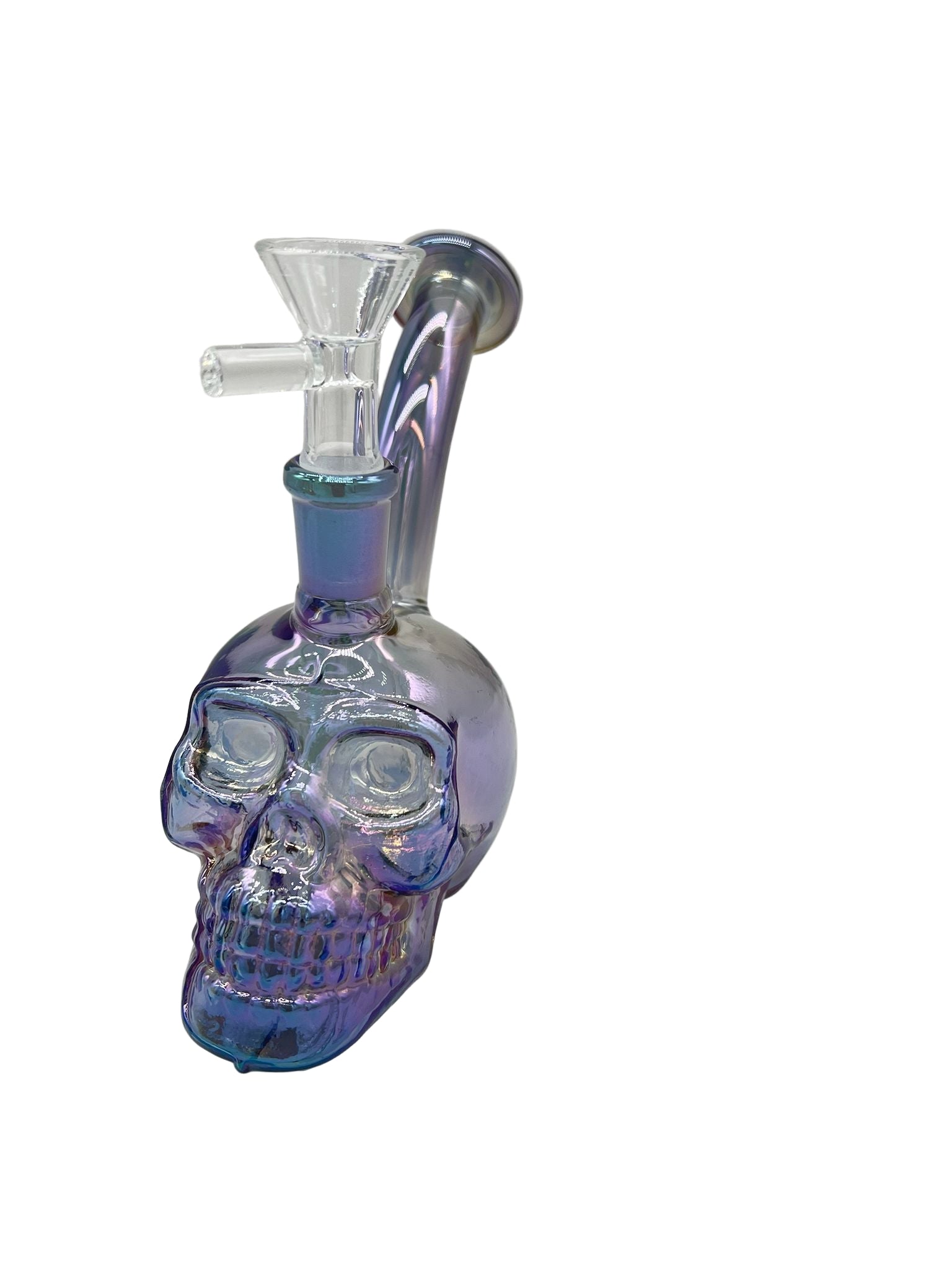 Mini Skull Glossy Water Pipe