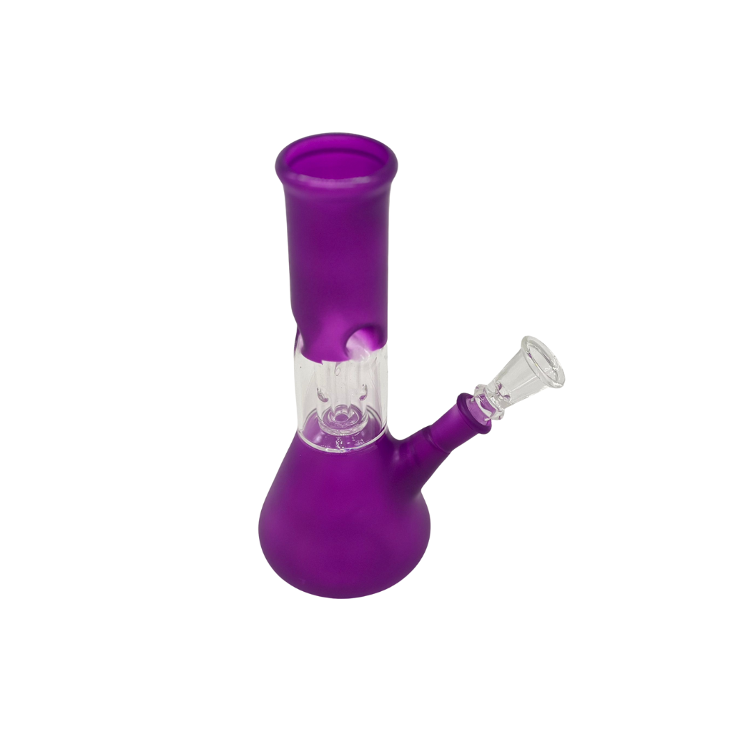 8” Mini frosted color water pipe