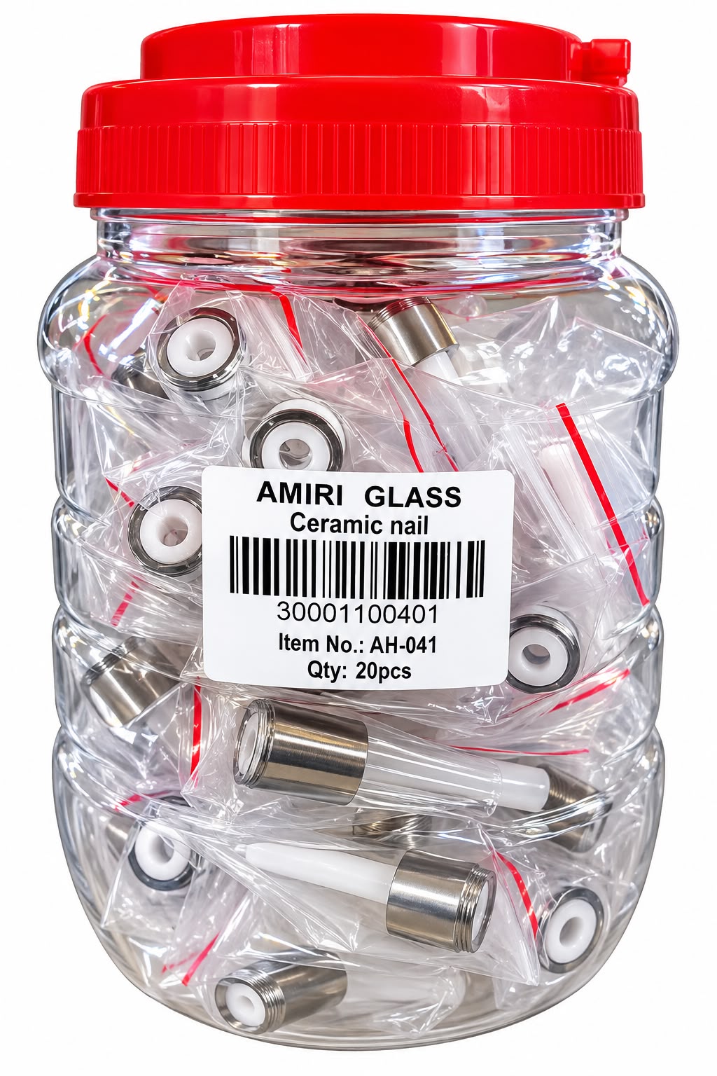 Ceramic Nail Jar 20ct