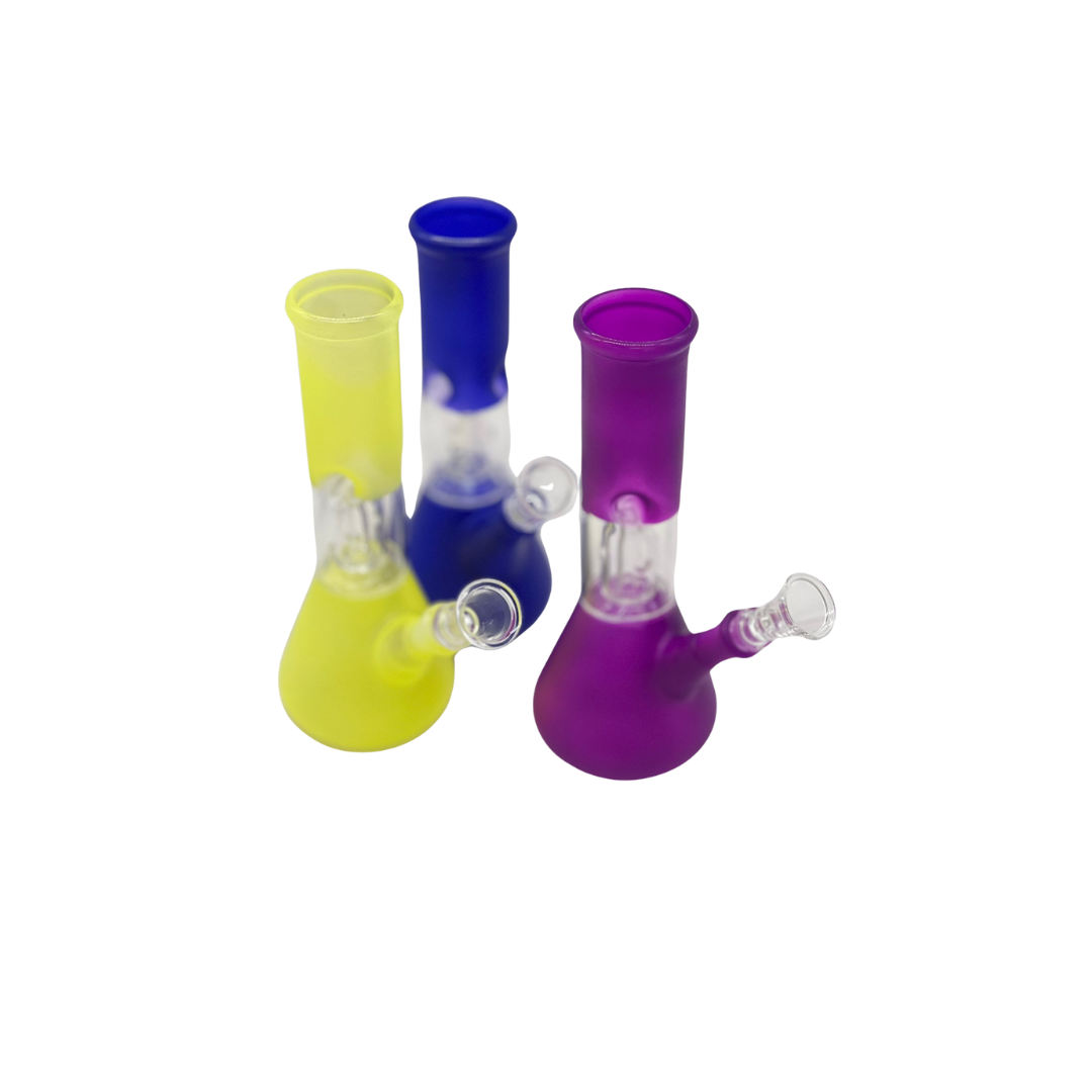 8” Mini frosted color water pipe for $5.99