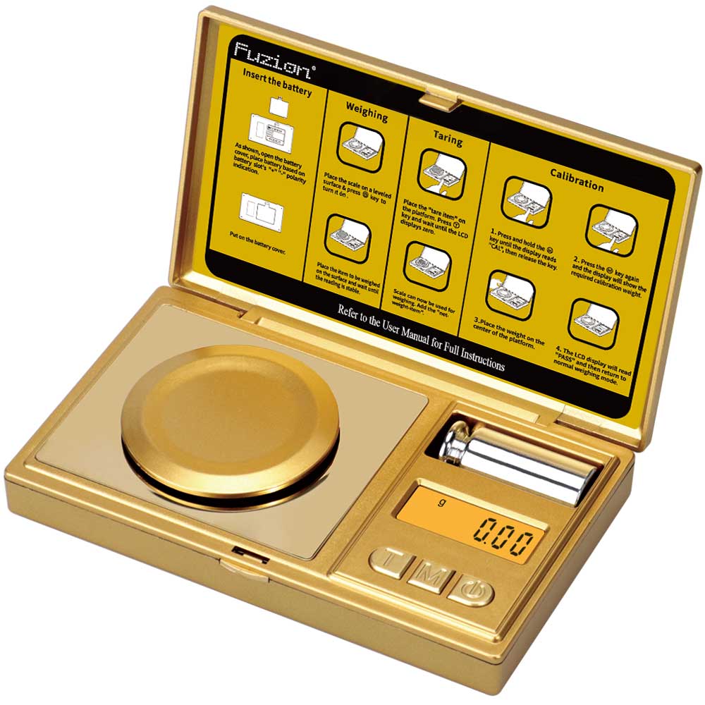 FUZION Digital Pocket Scale- GD-50 -50G X 0.001G GOLD