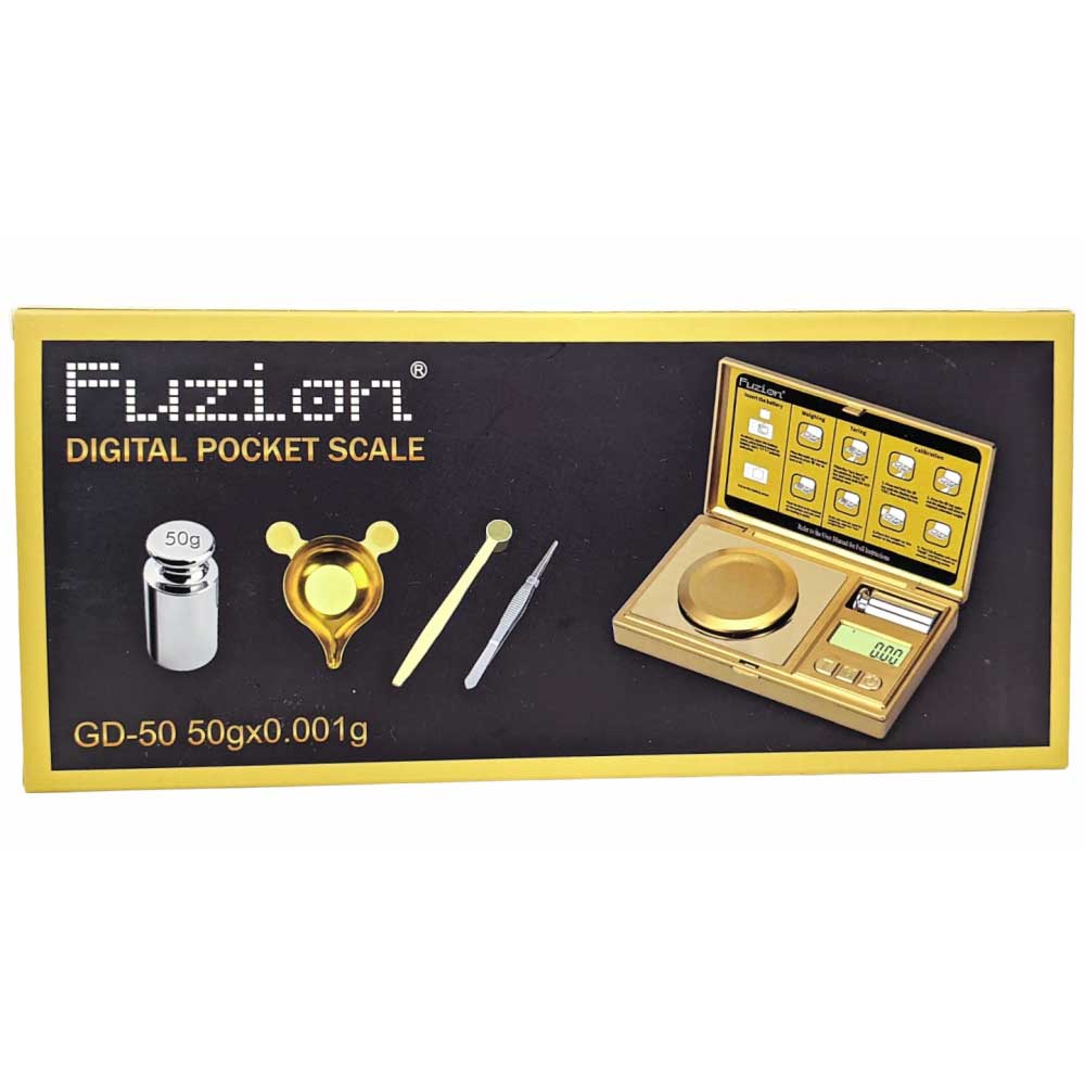 FUZION Digital Pocket Scale- GD-50 -50G X 0.001G GOLD