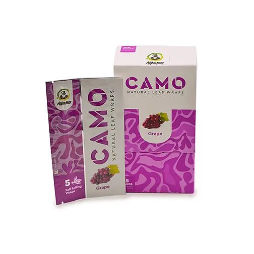 Camo Natural Leaf Wraps - Vanilla