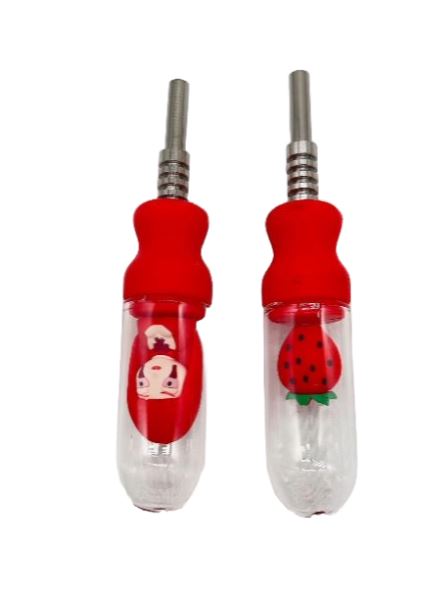 6" Silicone Nectar Collector - Metal Nail