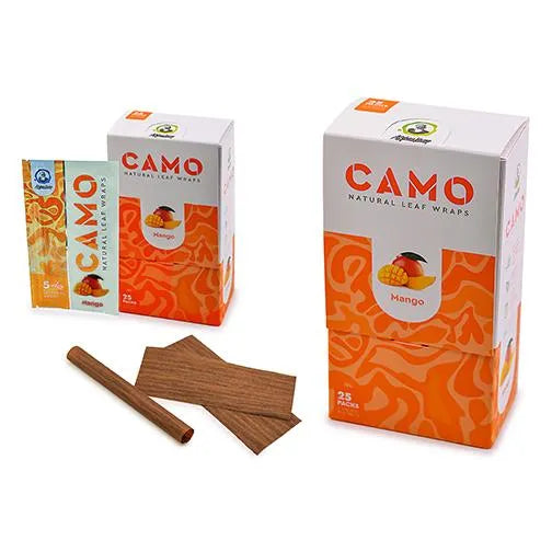 Camo Natural Leaf Wraps - Mango