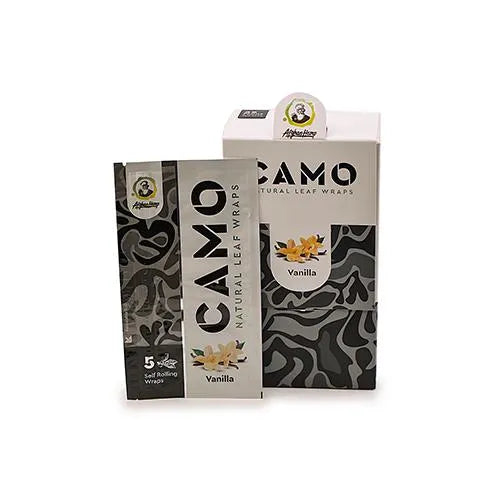 Camo Natural Leaf Wraps - Grape