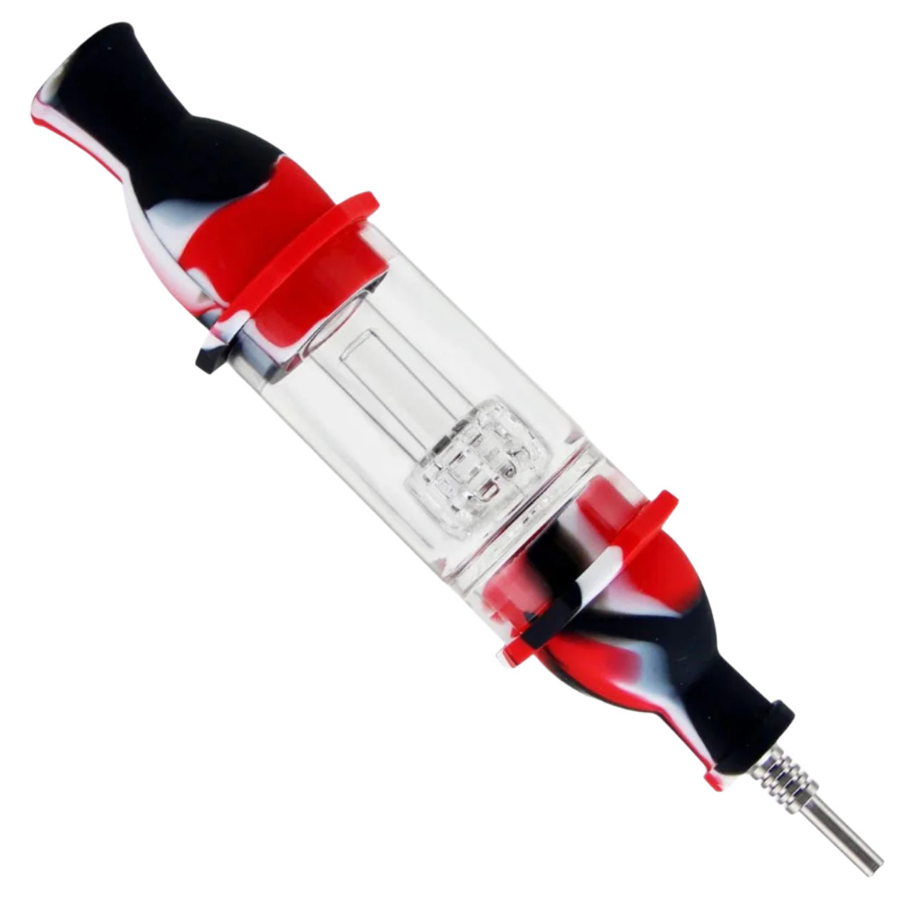 Silicone Glass Hybrid Nectar Collector