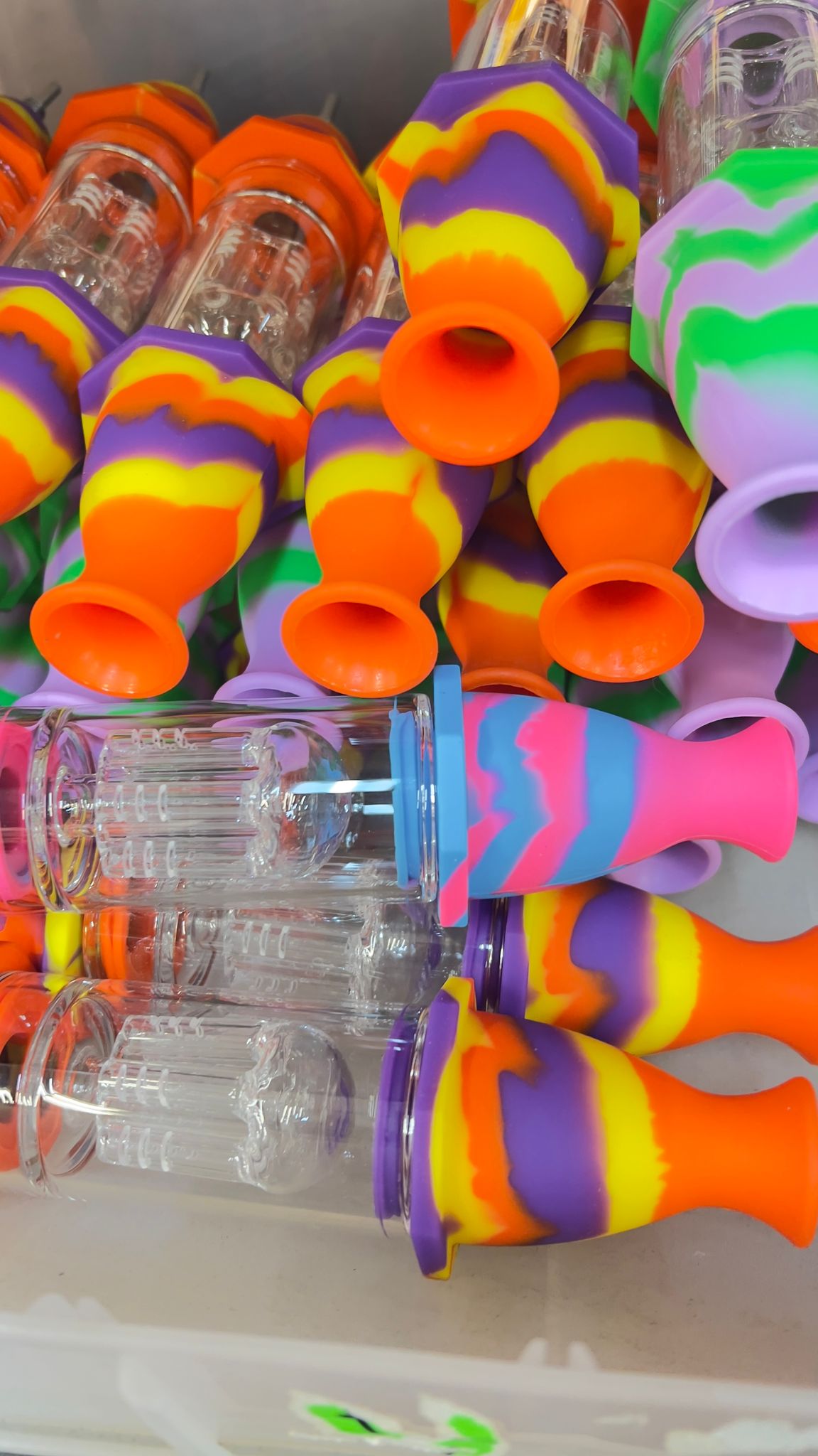 Silicone Glass Hybrid Nectar Collector