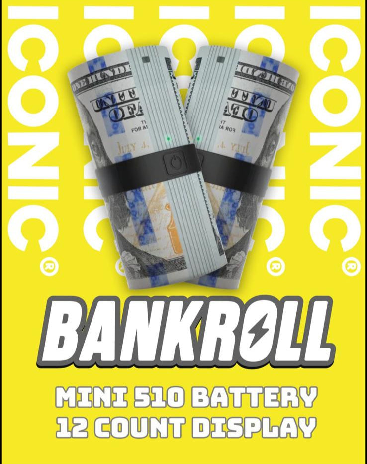Iconic Bankroll 510 Battery 12CT
