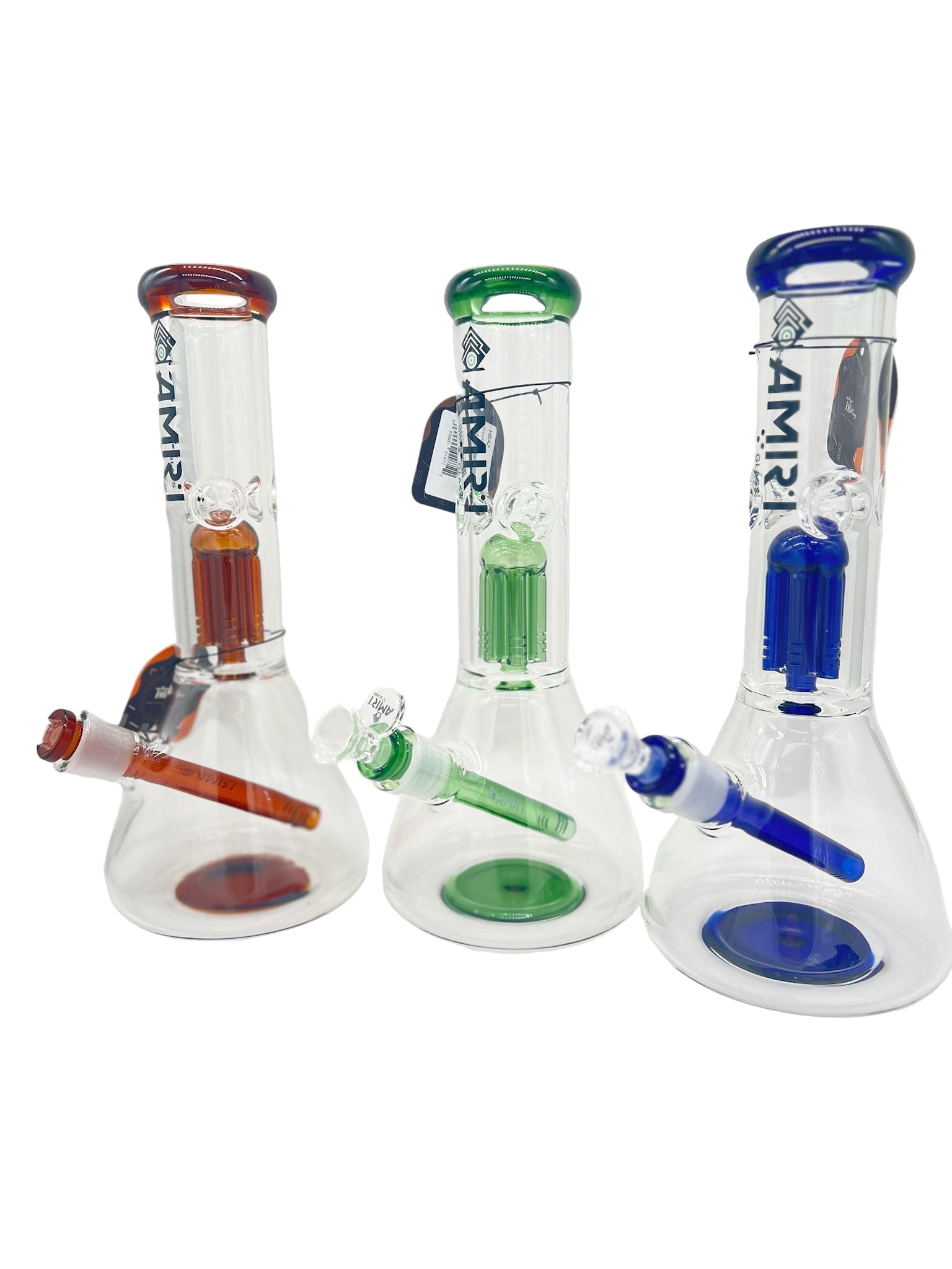 Amiri Glass Water Pipes Multicolor