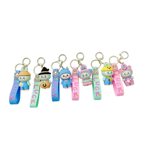 Cartoon Keychains – Adorable Collectible Figures in Fun Costumes