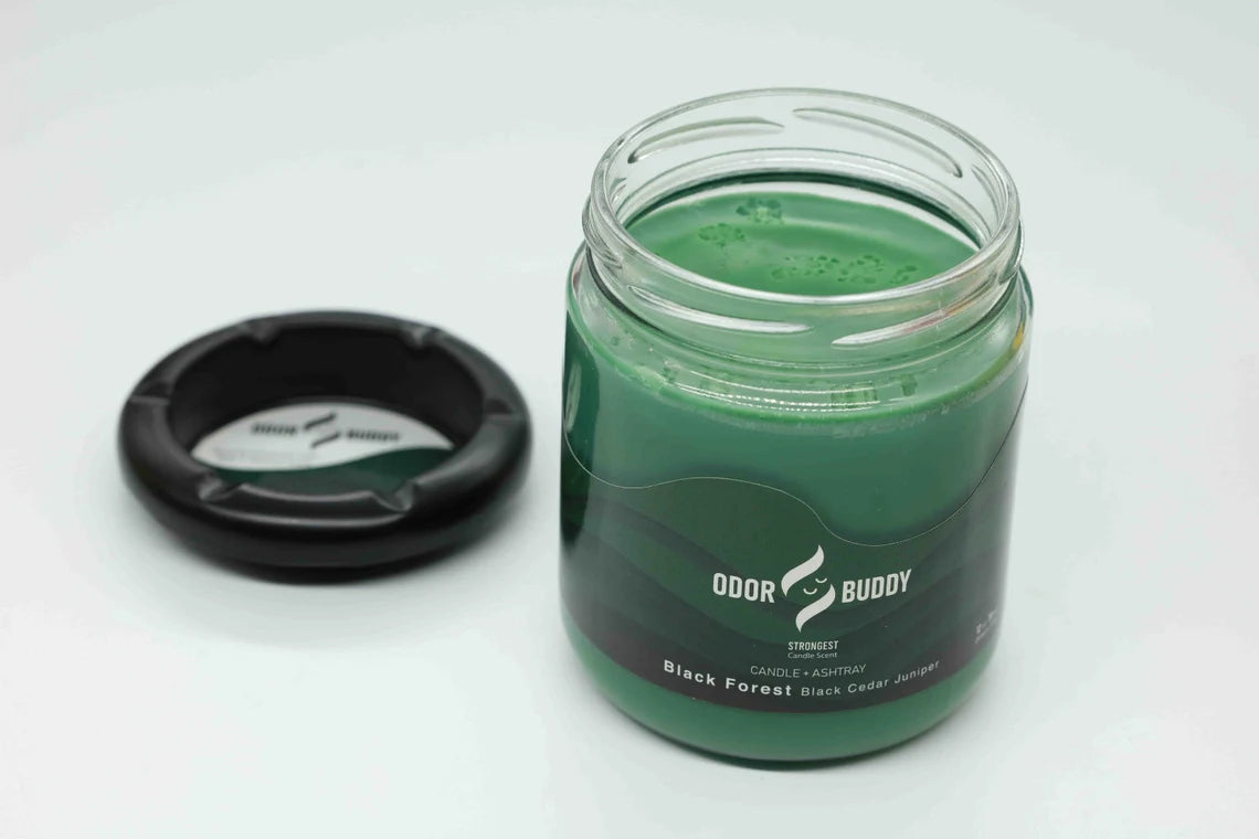 Odor Eliminator Candles with Ash Tray Lid- Sweet Smelling Candles