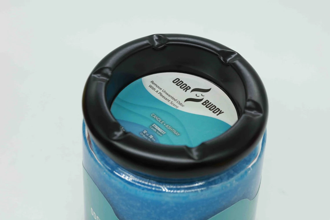 Odor Eliminator Candles with Ash Tray Lid- Sweet Smelling Candles