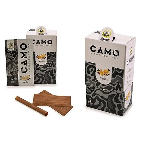 Camo Natural Leaf Wraps - Vanilla