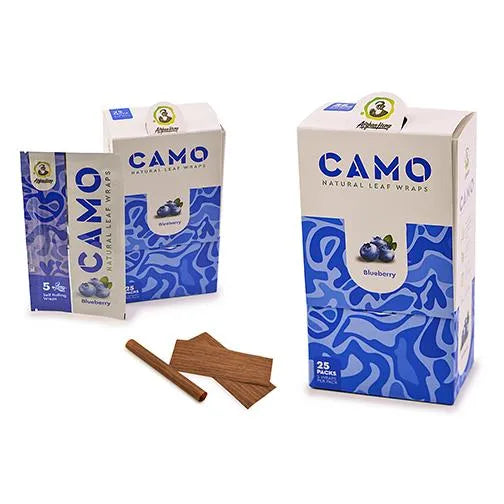Camo Natural Leaf Wraps - Vanilla
