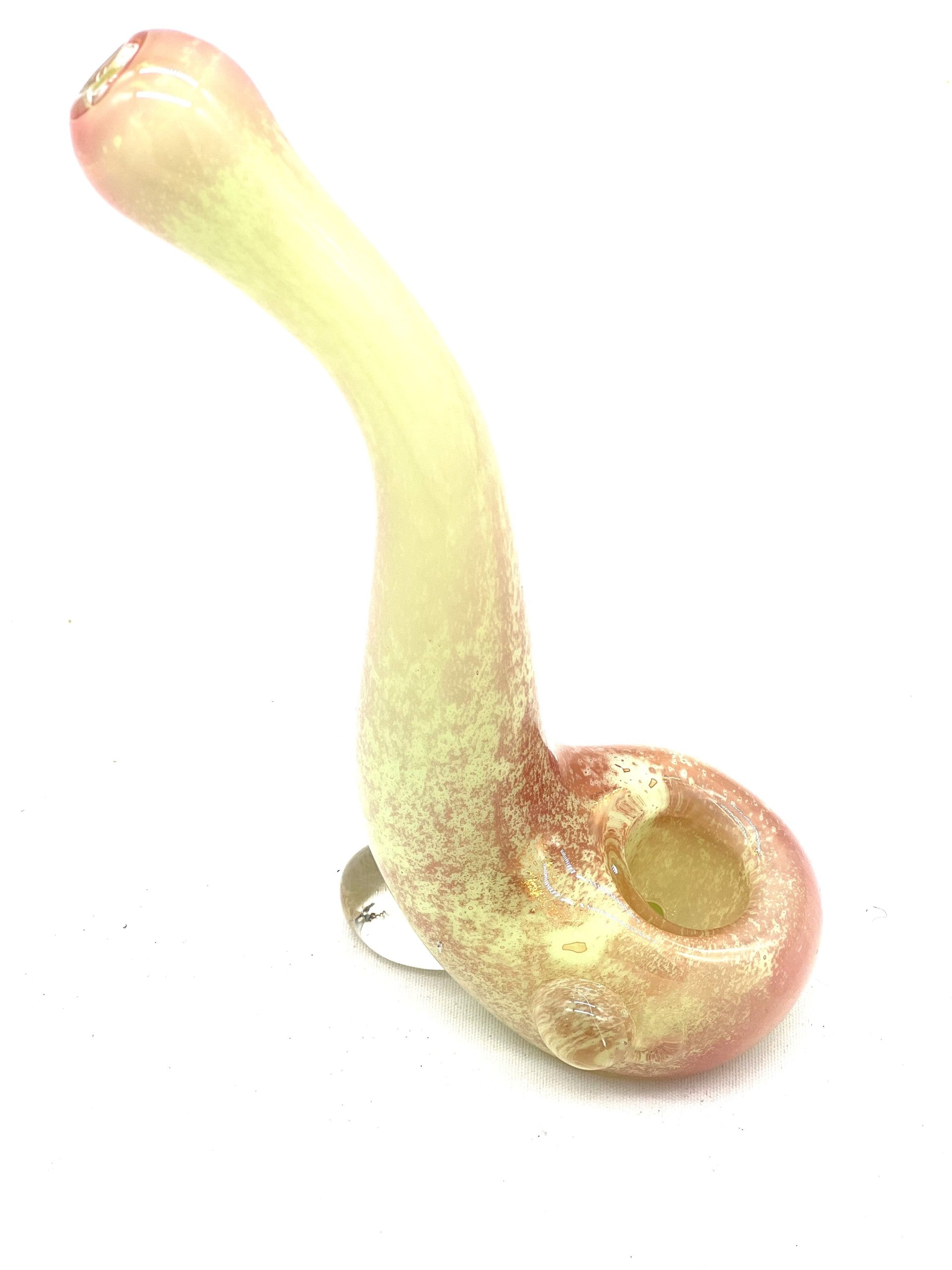 6.5" Pink Fumed Sherlock Hand Pipe