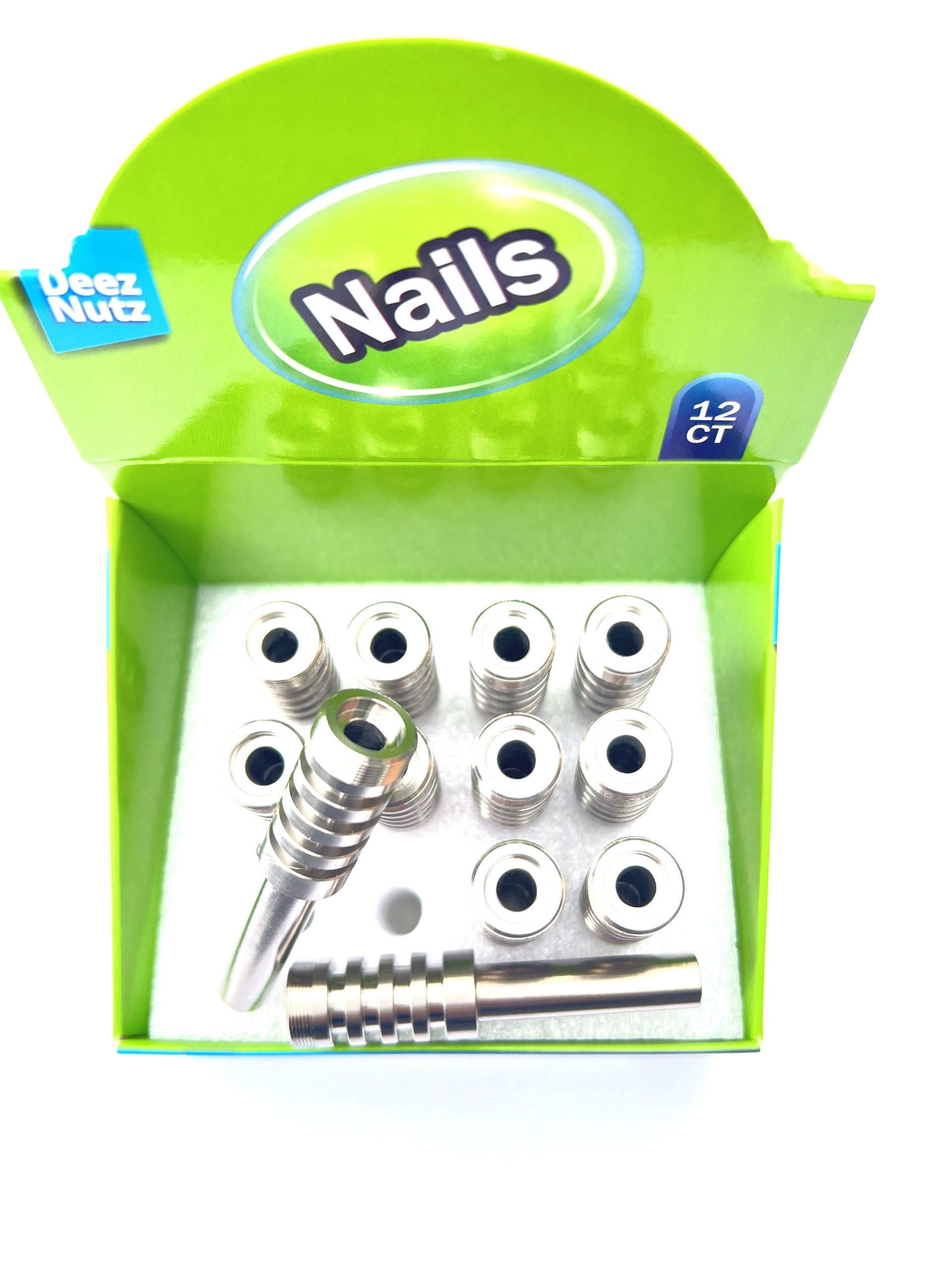 DEEZNUTZ TITANIUM 510 NAIL BOX OF 12CT