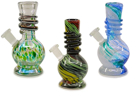 19" Glass-On-Glass Soft-Glass Water Pipe