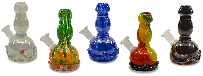 19" Glass-On-Glass Soft-Glass Water Pipe