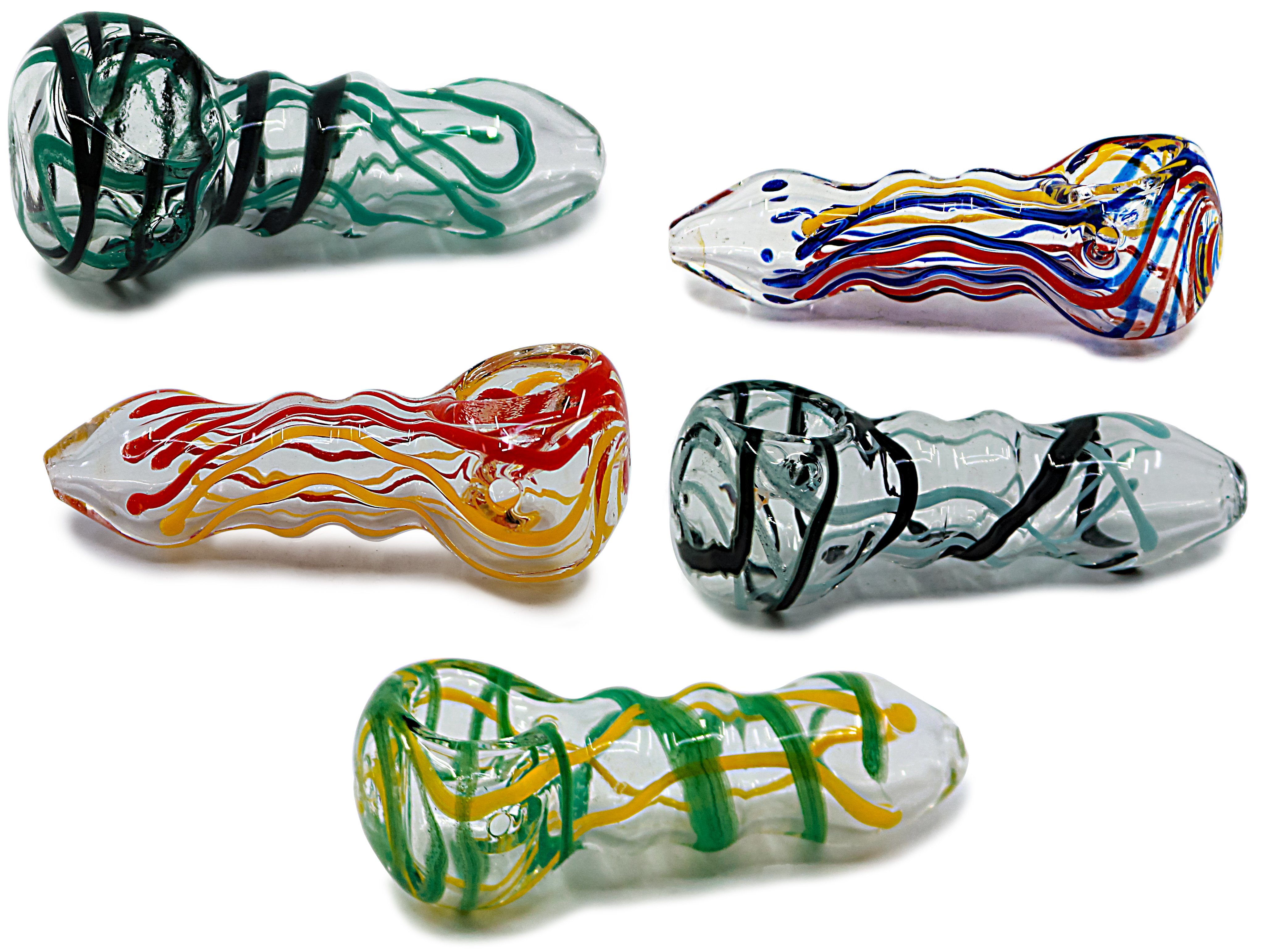 3" Glass Hand Pipe - Buy More Save More (20 = $1.85 each)