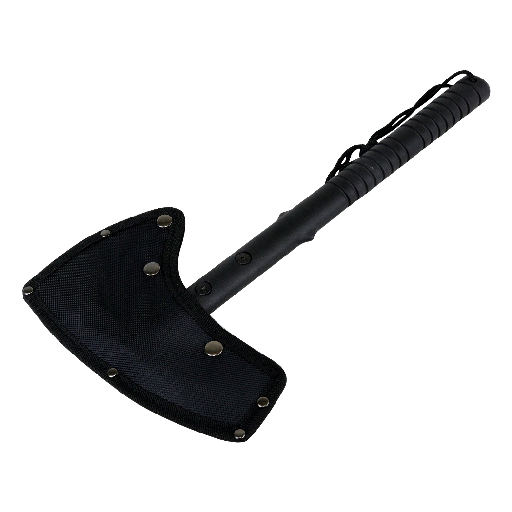 Defender-Xtreme 15" Black Tactical Axe Throwing Pickaxe Head Stainless Steel