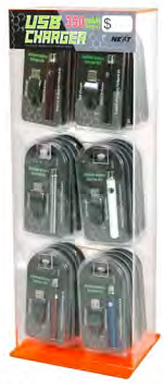Next USB Charger Kit  -  30ct w/ Display ($2.50 Each w/ Free Display)