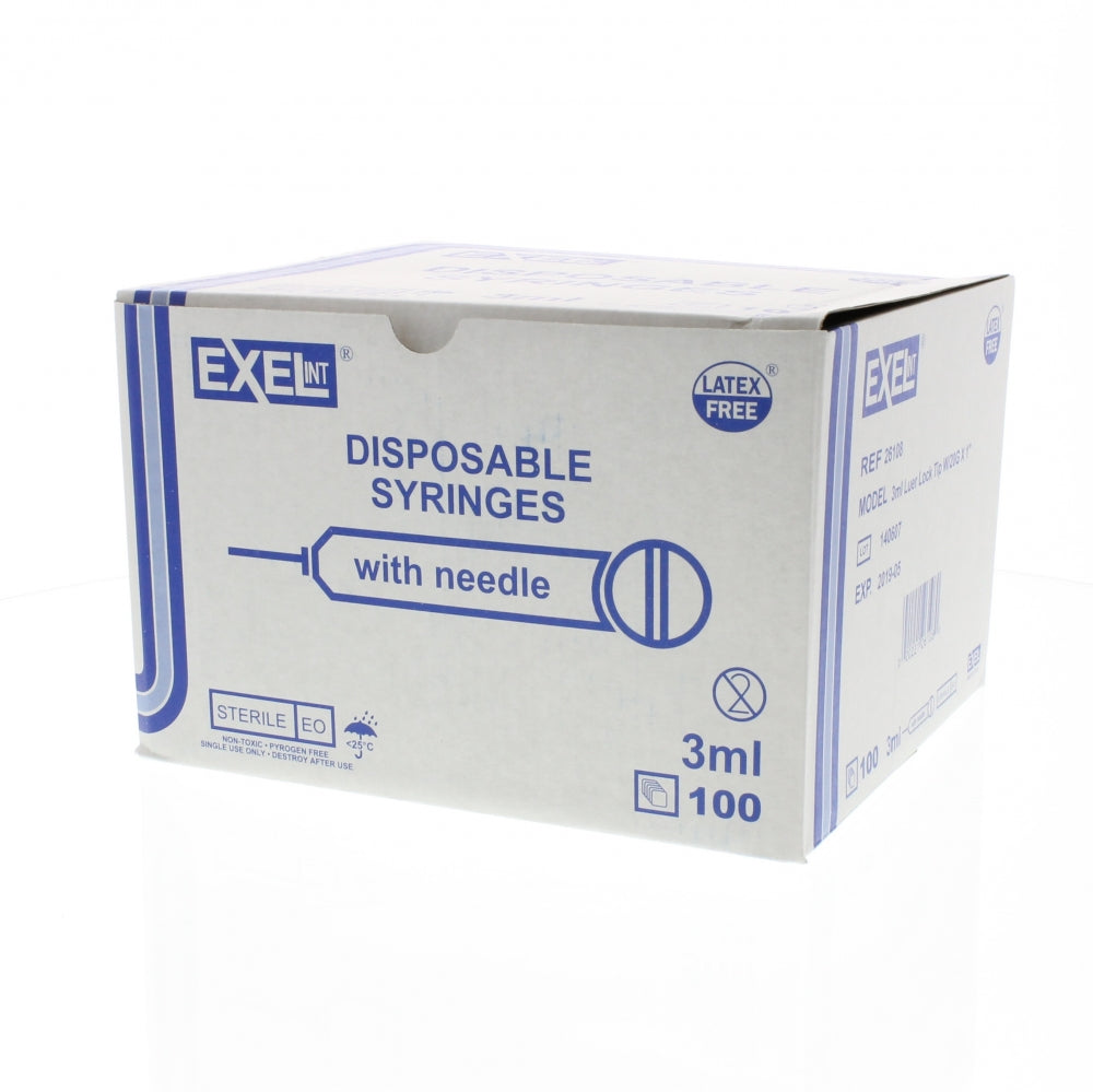 Excel Int Disposable Syringe w/o Needle (25-100ct)