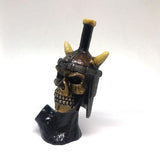 Resin Pipe Viking Skull