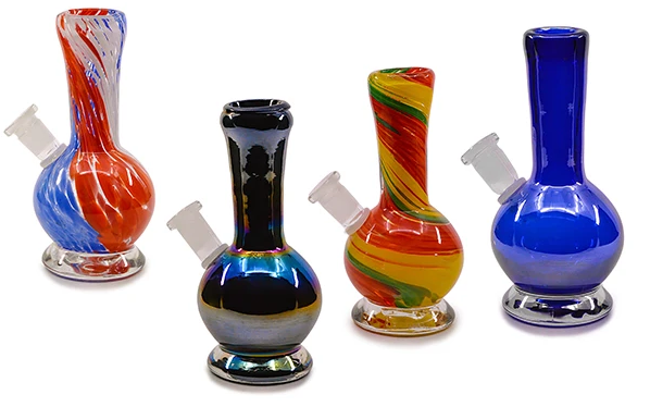 19" Glass-On-Glass Soft-Glass Water Pipe