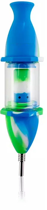 Silicone Glass Hybrid Nectar Collector