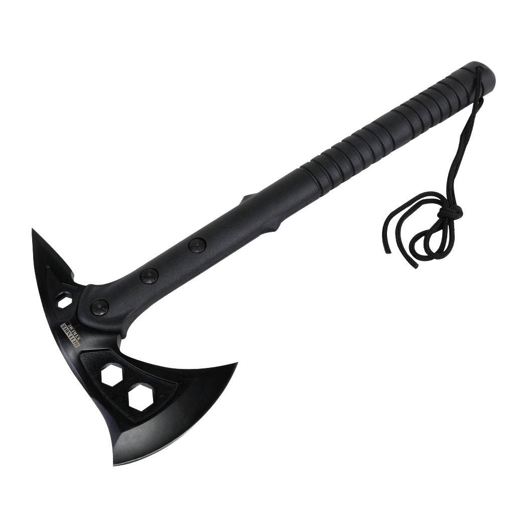 Defender-Xtreme 15" Black Tactical Axe Throwing Pickaxe Head Stainless Steel