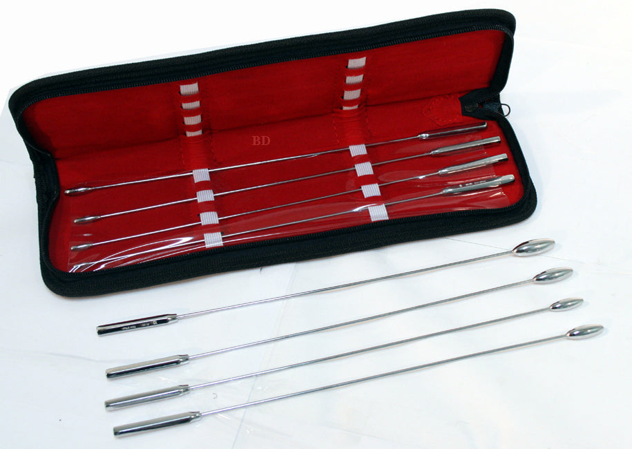 8 Pcs Bakes Rosebud Uterine Urethral Dilator With a Carrying Case