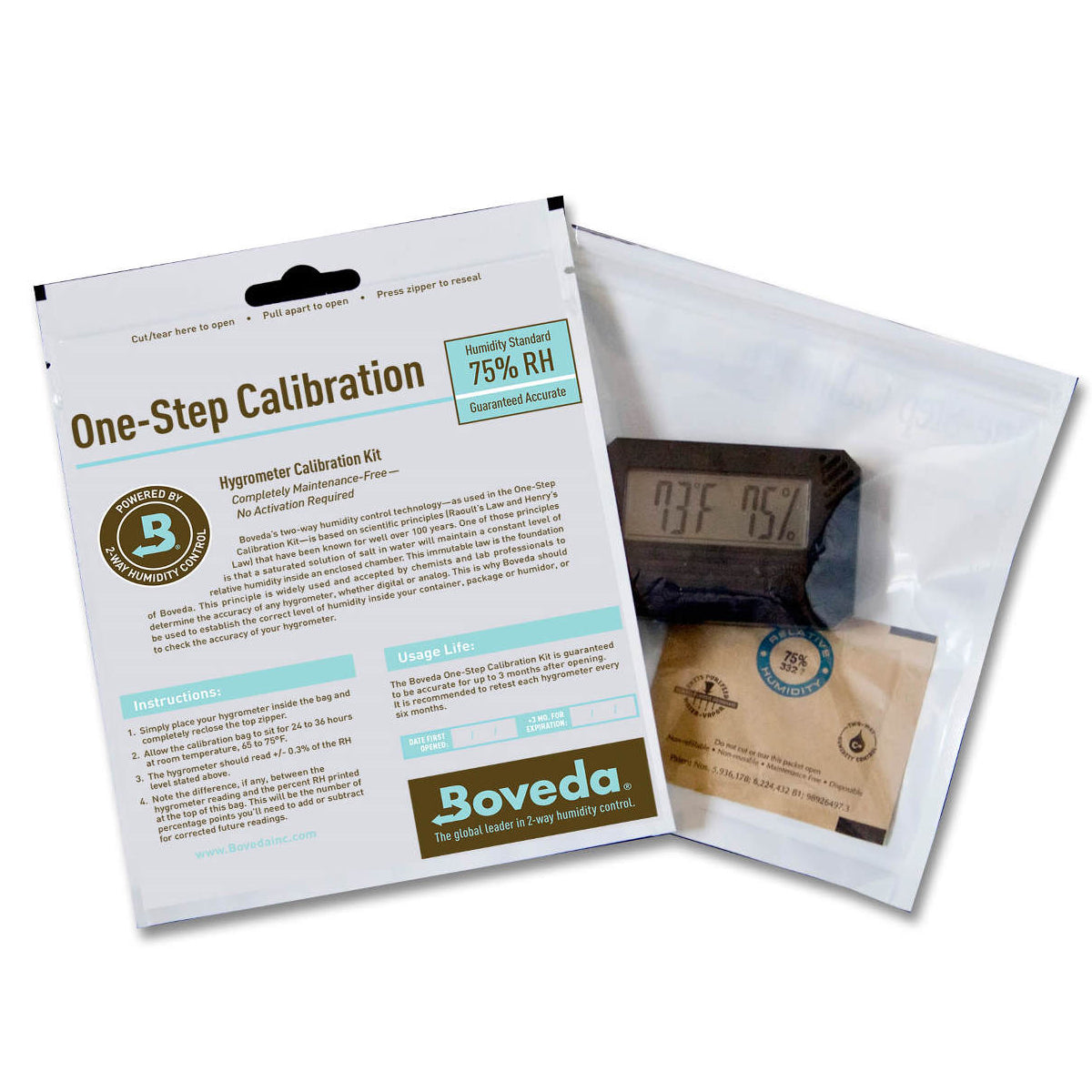 Boveda 1-Step 75% Calibration Kit