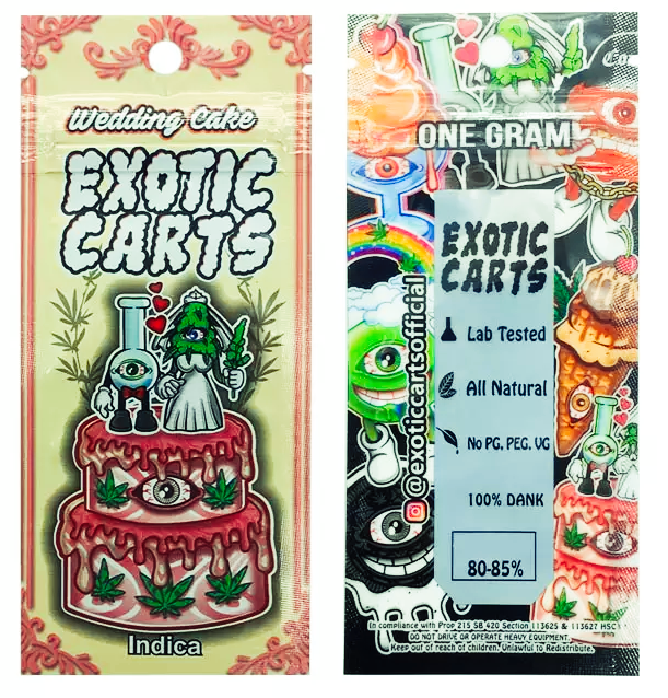 Exotic Carts - Empty Packaging For Vape Cartridges