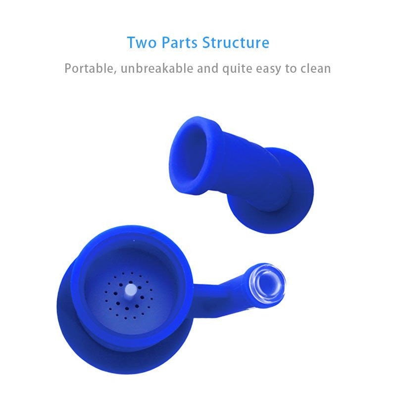 Silicone Water Pipe 7"
