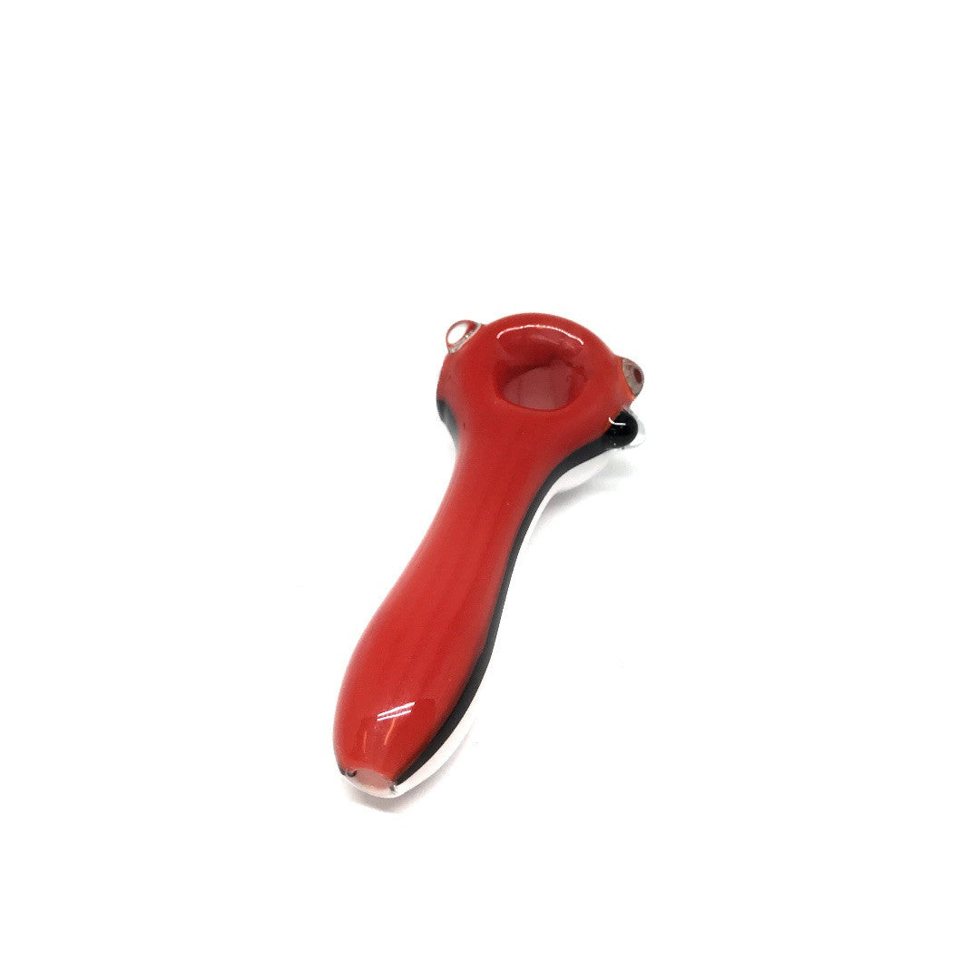 Red/White Glass Pipe