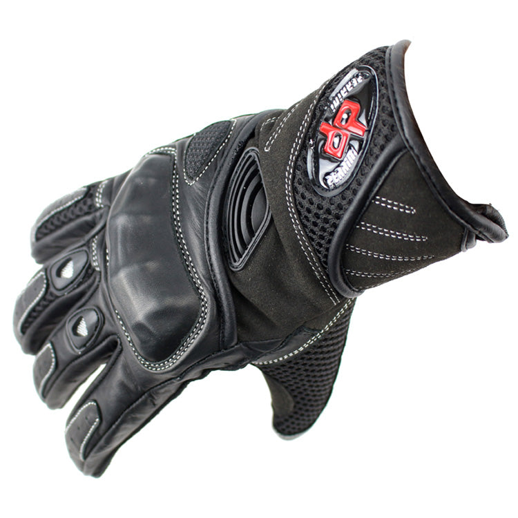 Perrini Pro Biker Motorcycle Gloves Racing Leather Motorbike Gloves with Hard Knuckles