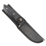 TheBoneEdge 10.5" Full tang hunting knife wood handle 3CR13 Steel with Sheath
