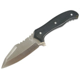 TheBoneEdge 10" Full tang hunting knife wood handle 3CR13 Steel with Sheath