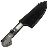 TheBoneEdge 11" Chef Kitchen Knife Black Packawood Handle Stainless Steel Blade