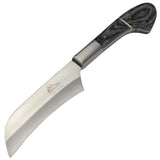 TheBoneEdge 10" Chef Kitchen Knife Black Packawood Handle Stainless Steel Blade