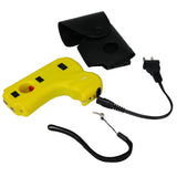 Defender Yellow Color Hand 10 Mil Stun Gun LED Light & Safety Switch